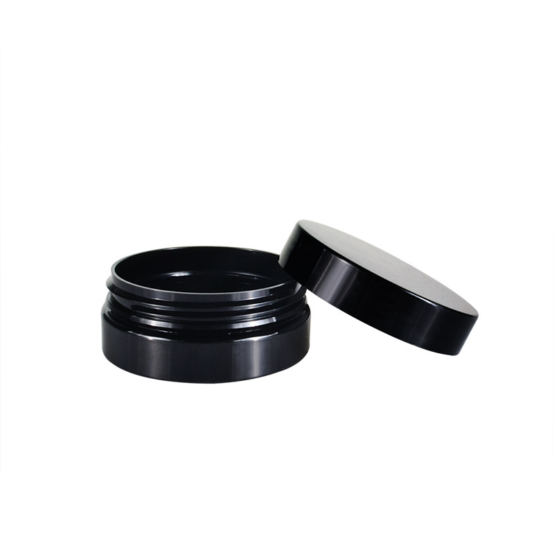 50g 60g 80g 100g 120g 150g 200g 250g PET black plastic lip scrub container body scrub container