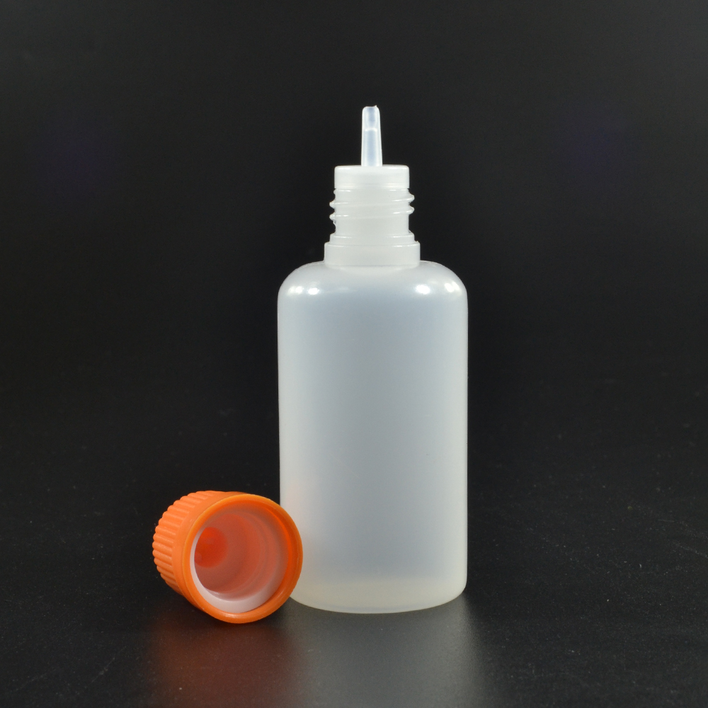 30ml Small Clear Liquid Travel Plastic Bottles Cosmetic Packing Body Oil Plastic Bottles For Gels Cleaner Wig Glue Remover