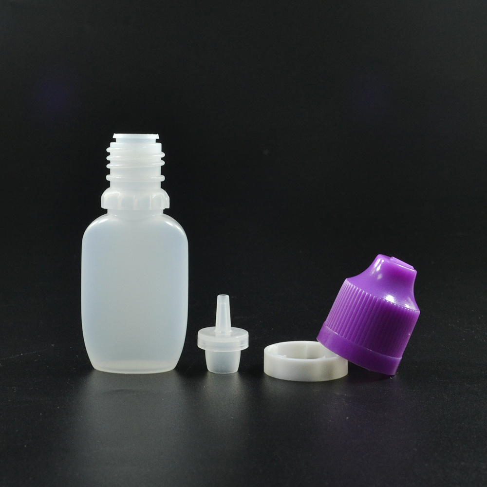 5ml 10ml 5 ml 10 ml plastic empty custom color squeezable contact lens solution liquid dropper bottle