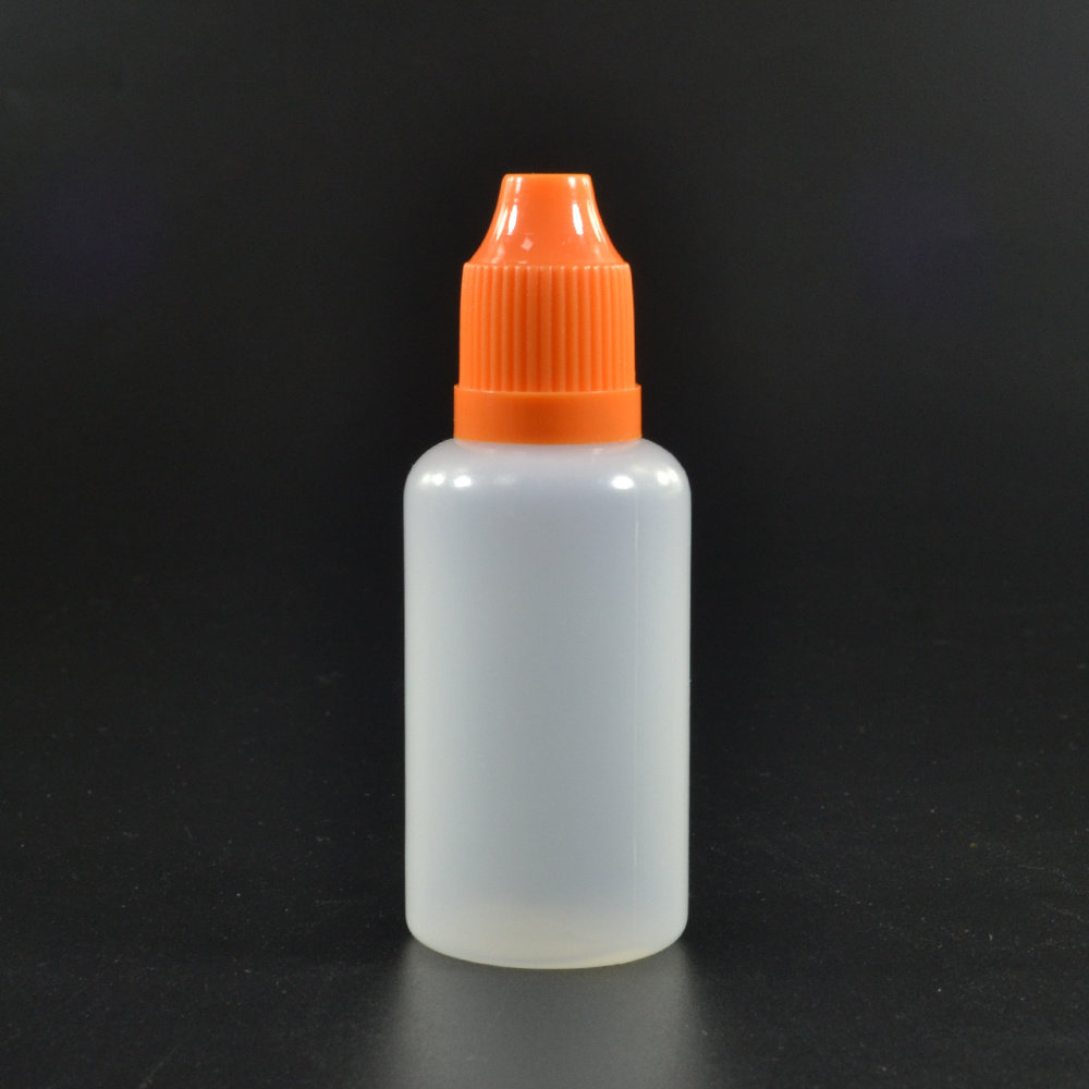 30ml Small Clear Liquid Travel Plastic Bottles Cosmetic Packing Body Oil Plastic Bottles For Gels Cleaner Wig Glue Remover