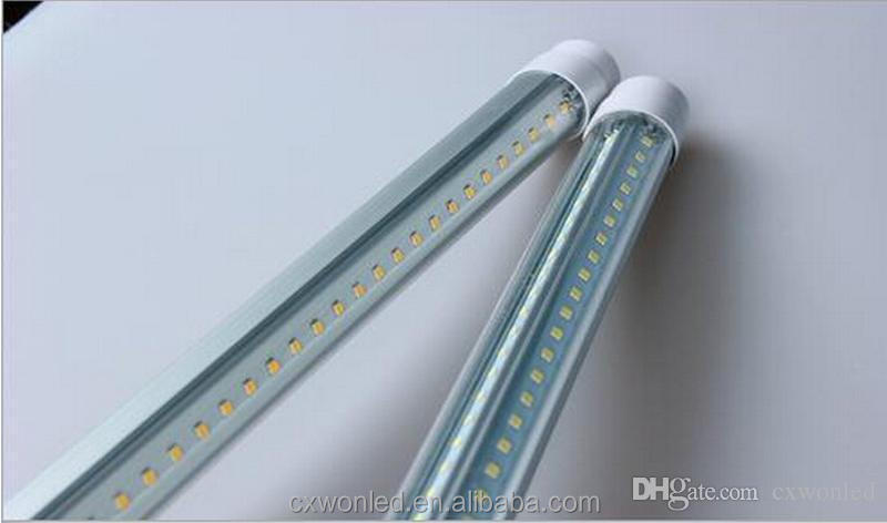 G13 TWO PINS v-shape led tube wide beam angle 3ft 4ft 6ft 8ft v shape cooler t8 led tube