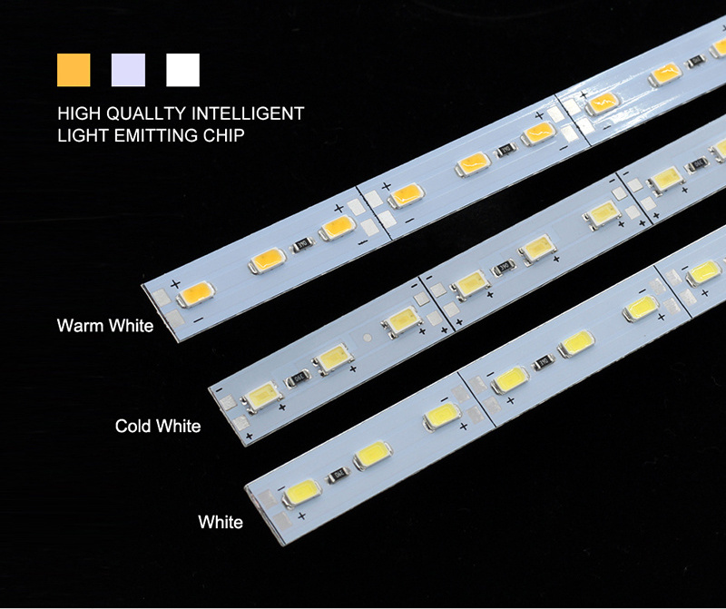 Hard Rigid 5630 led strip DC12V 72LEDs 100cm LED Light Bar For Kitchen Under Cabinet Showcase