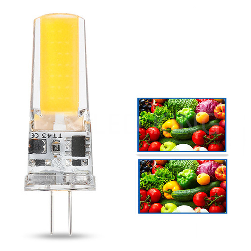 Mini G4 LED Lamp COB LED Bulb 3W DC AC 12V 110V 220V Light 360 Beam Angle Chandelier Lights replace halogen g4 lamps