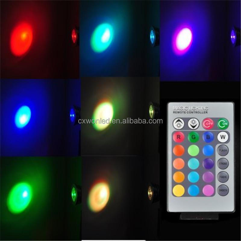 3W LED RGB Bulb 16 Color Changing LED Spot lights RGB ac85-265v E27 GU10 mr16 led rgb remote control spotlight 12v