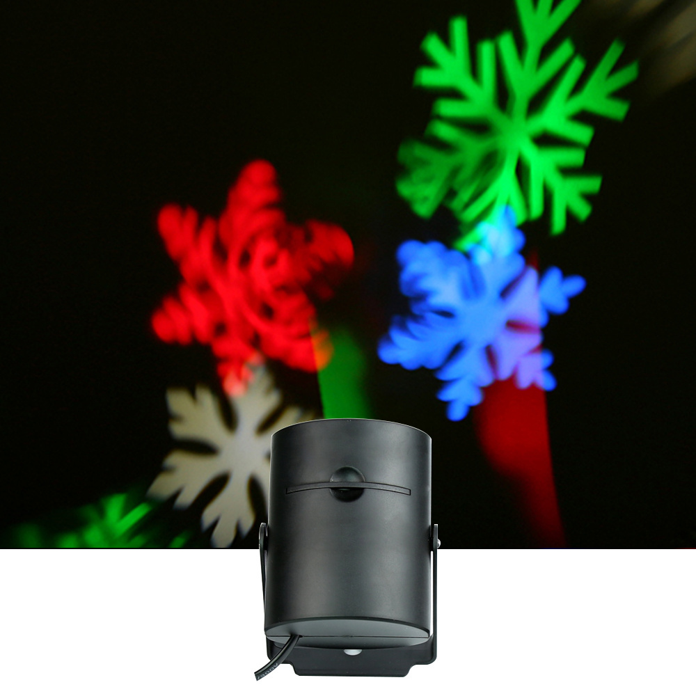 Indoor Auto-moving laser lights 4w fairy romantic 4 Patterns Christmas LED Snowflake Lights Laser Projector