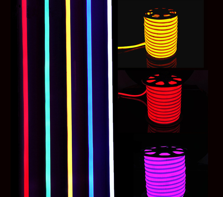 110v 220v flexible neon strip light red blue yellow green warm white rgb outdoor decoration best led neon flex price