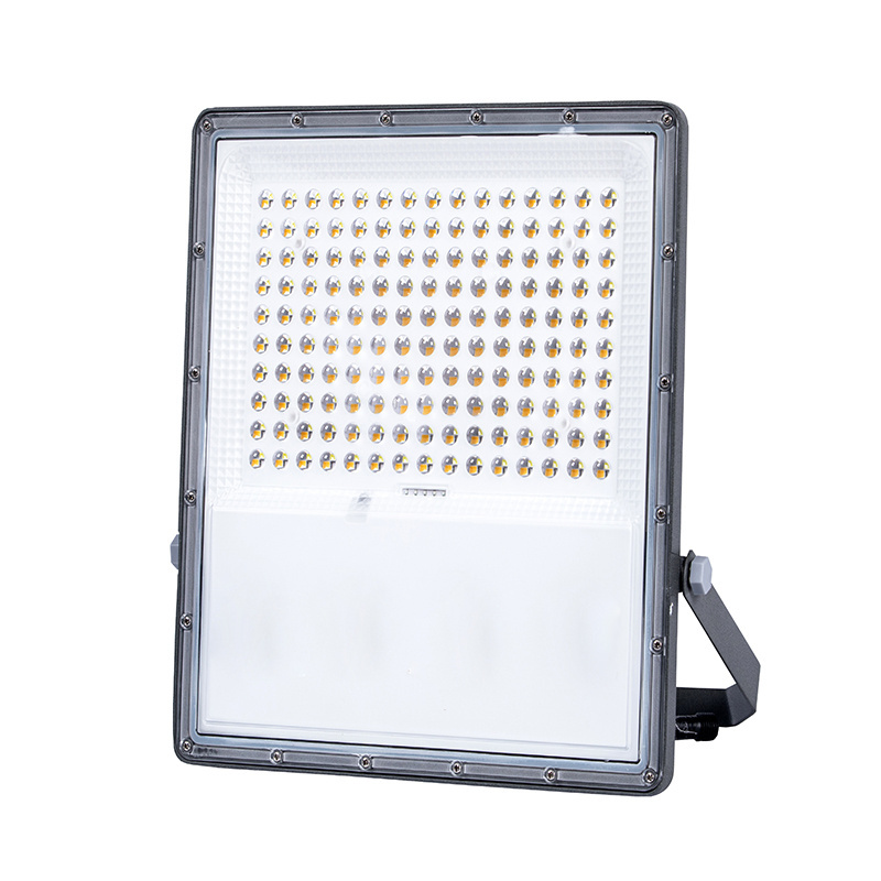 Solar Floodlight lamp 100W 200W 300W 400W Dual color Spotlight Waterproof with Remote Control LED Outdoor Lighting