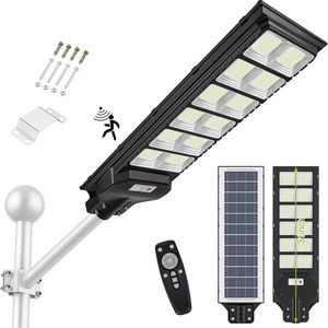 800w 1000w 1200w All in one Outdoor Waterproof Solar Street Light Radar Sensor Solar Wall light with Remote control