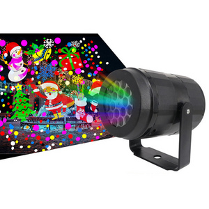 16 Patterns RGB Christmas LED Laser Projection Lamp Snowflake Projector Light