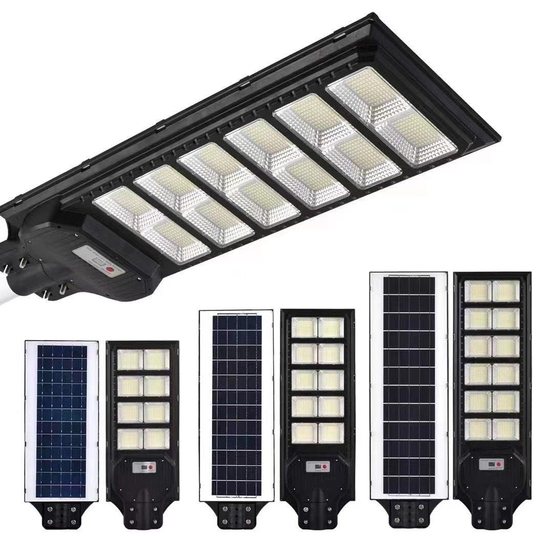 800w 1000w 1200w All in one Outdoor Waterproof Solar Street Light Radar Sensor Solar Wall light with Remote control