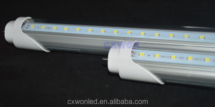 G13 TWO PINS v-shape led tube wide beam angle 3ft 4ft 6ft 8ft v shape cooler t8 led tube