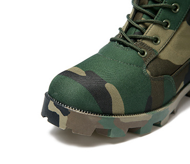 XINXING Wholesale Waterproof Boots  Adhesive Woodland Camouflage Cloth Sole Combat Tactical Boots for Men