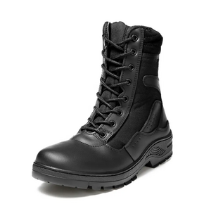 Genuine Leather Black Ankle Protection High Quality Breathable Durable Boots for Men