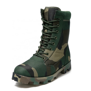 XINXING Wholesale Waterproof Boots  Adhesive Woodland Camouflage Cloth Sole Combat Tactical Boots for Men