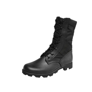 High-quality hot  leather tactical Jungle black leather boots Custom panama tactical combat boots