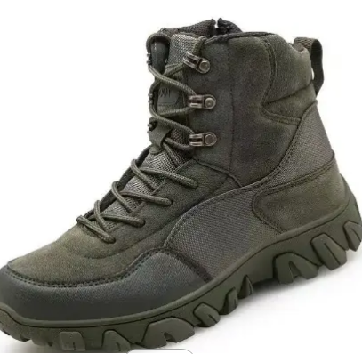 Tactical outdoor breathable high-top black boots CS mountaineering training desert tactical boots