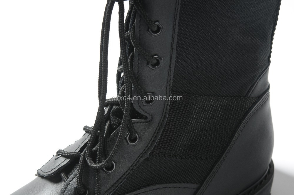 Good Quality and Breathable Outdoor Tactical Boot with Full Grain Leather