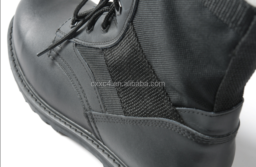 Good Quality and Breathable Outdoor Tactical Boot with Full Grain Leather