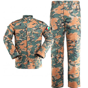 Green Orange Digital Daily Training Outdoor Tactical Uniform