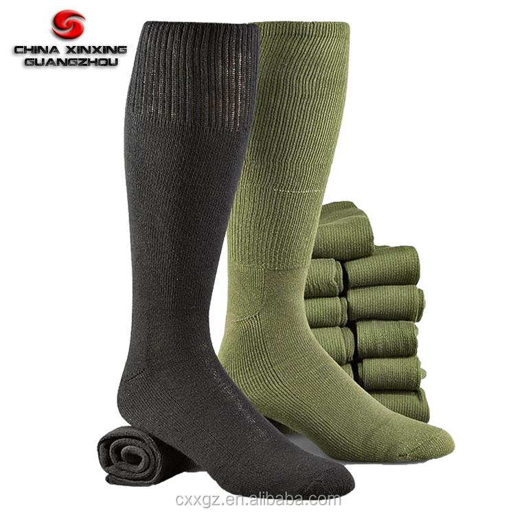 CXXGZ Combat Tactical Cotton Sock Green Black Men Casual Training Adults Combat Socks Olive Long Knitting Custom Socks