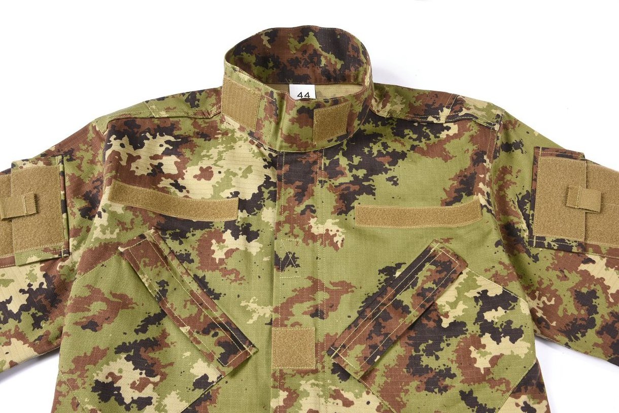 Government Tender CVC 65 35 Italian Uniform Camouflage ACU Long Sleeve Security Training Uniform