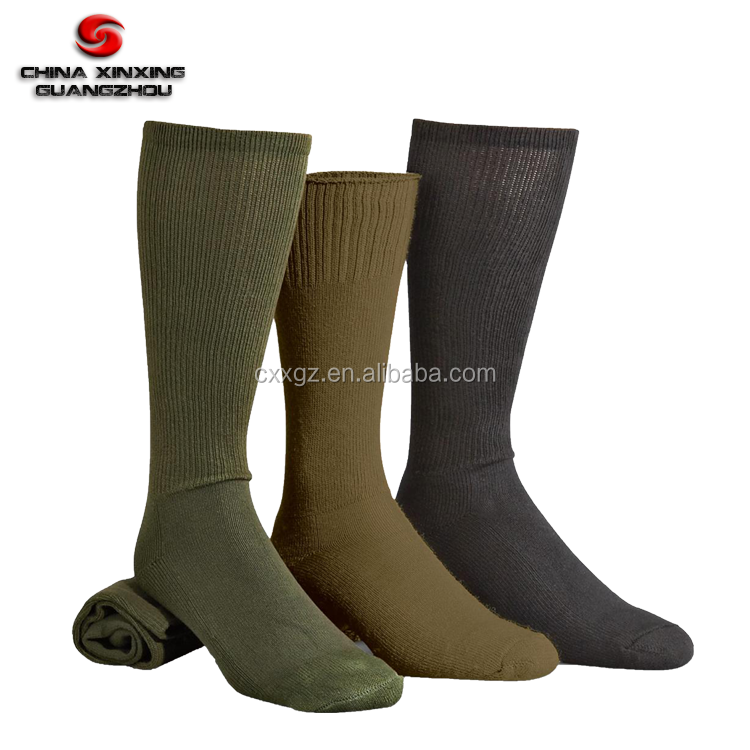 CXXGZ Combat Tactical Cotton Sock Green Black Men Casual Training Adults Combat Socks Olive Long Knitting Custom Socks