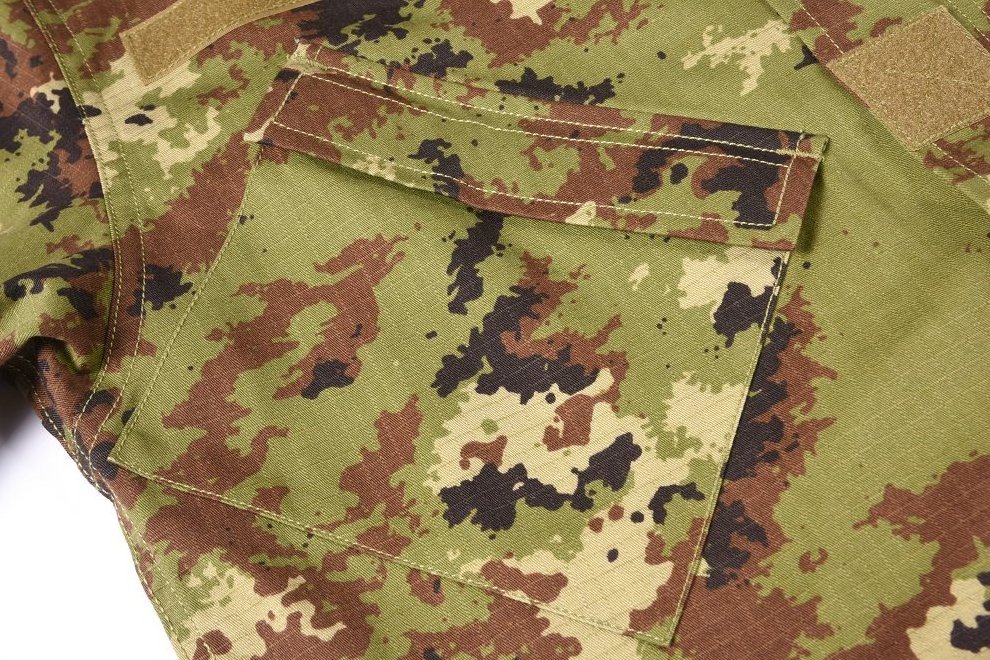 Government Tender CVC 65 35 Italian Uniform Camouflage ACU Long Sleeve Security Training Uniform