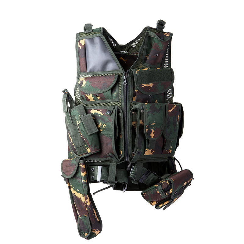 Camouflage 600D Oxford Polyester Tactical Vest Combat Vest