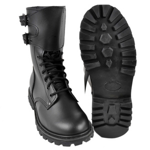 Comfortable Men Tactical Boots Black leather