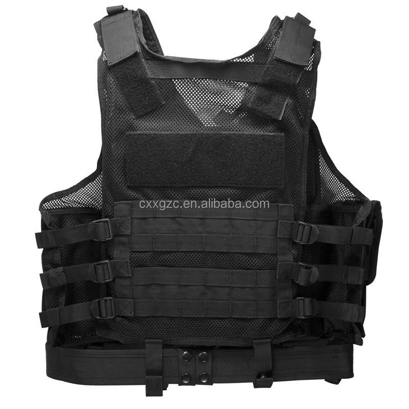 Tactical Vest Security Fashion Vest With Magazine Pouch Molle Webbing