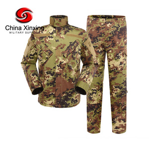 XINXING Custom Hot Seller Twill Rip-stop Training Clothing Woodland Camouflage Camo ACU Tactical Combat Uniform