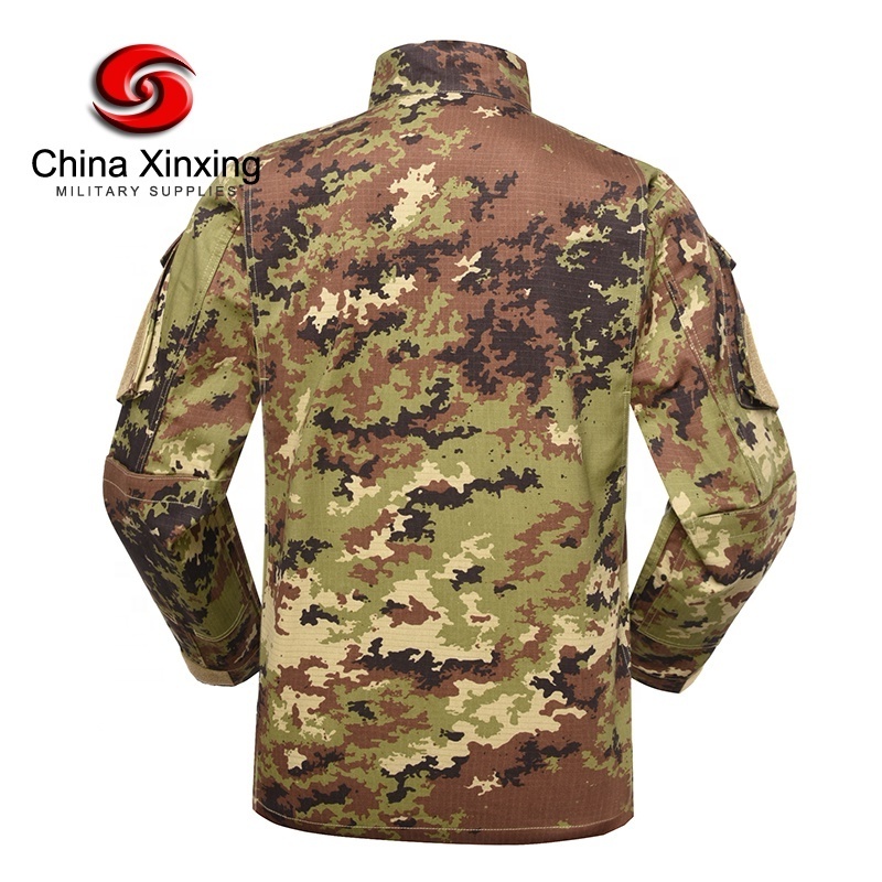 XINXING YL04 Olive Green Georgia Italian Camouflage Combat Uniform ACU Rip-stop Tactical Uniform