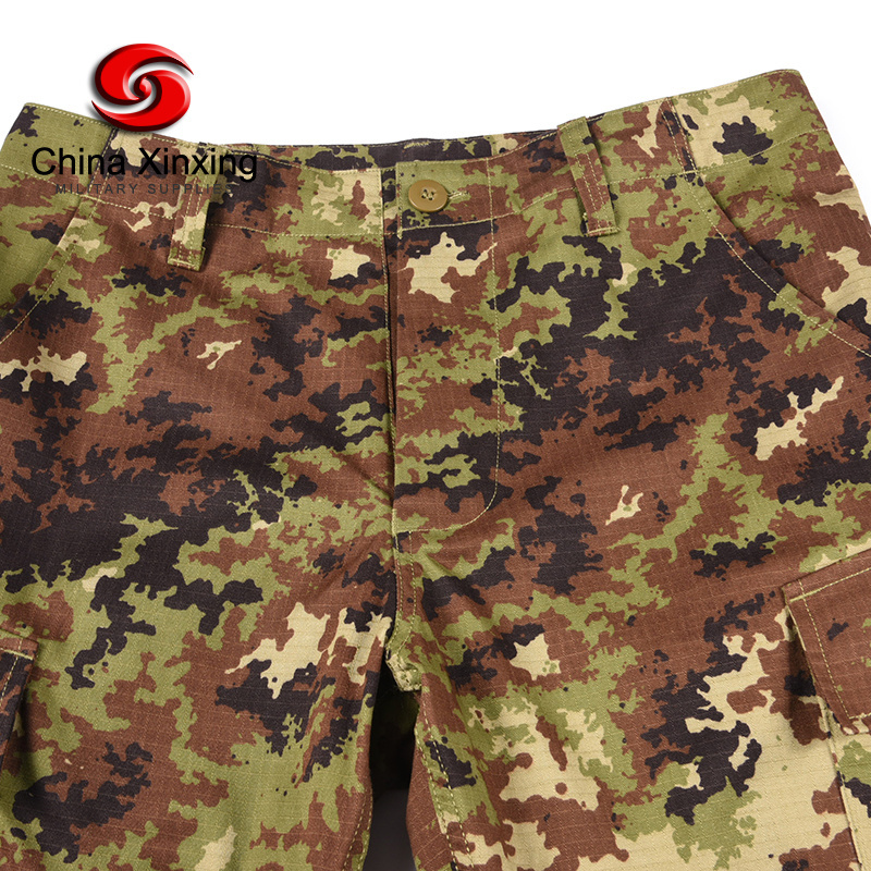 Xinxing Custom High Quality Digital Italian Jungle Polyester Cotton Camouflage Fabric Ripstop Camo Italy Tactical uniform