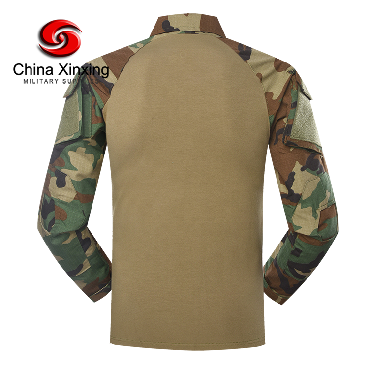 XINXING TU02 Custom High Quality Security Guard Frog Suit Tactical Combat Woodland Camouflage Uniform