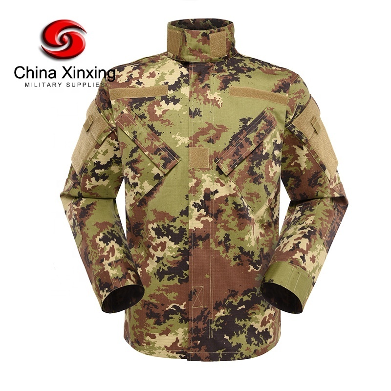 XINXING YL04 Olive Green Georgia Italian Camouflage Combat Uniform ACU Rip-stop Tactical Uniform