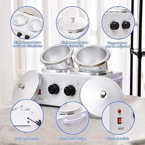 wax machine melt body extra large dual pots double hard wax pot heater warmer for hair removal