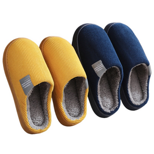 Xinyun Bean Warm Winter Slippers For Men And Women Indoor Household Slipper With Thick Bottom And Moon Fleece Lined Cozy