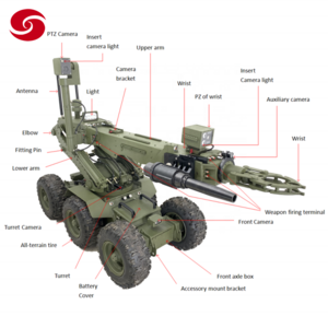 Large Multi Mission Remote Operated EOD Robot