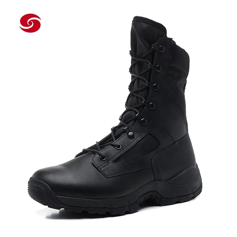 Outdoor Combat Tactical Shoes Men Genuine Leather Boot