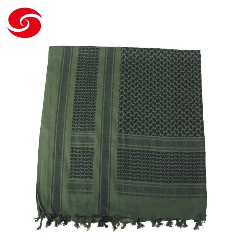 Hot Sale Tactical winter Middle East Armed 100% Cotton Scarf Tactical Men Shemagh