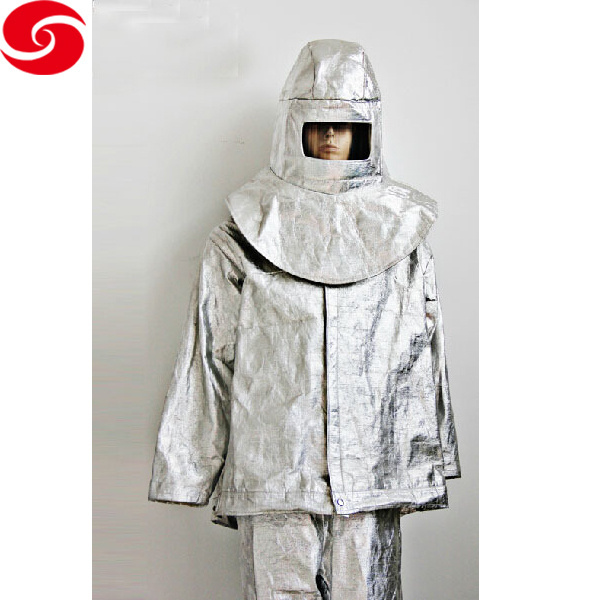 Aluminum foil fire resistant proximity  firefighter suit