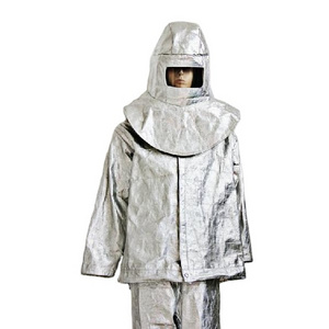 Aluminum foil fire resistant proximity  firefighter suit