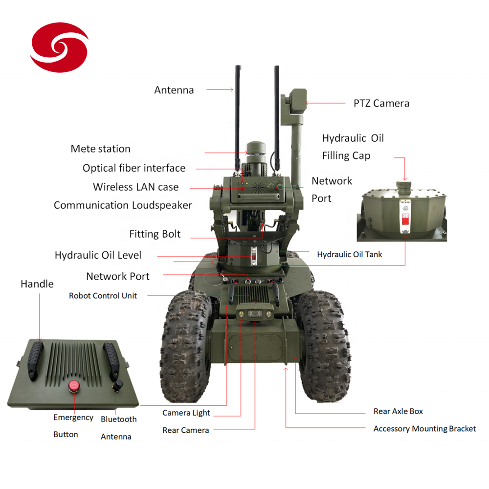 Large Multi Mission Remote Operated EOD Robot