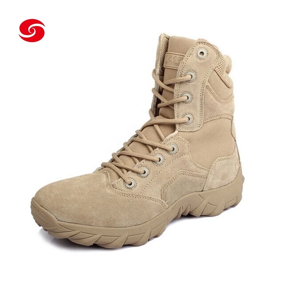 Durable Suede Leather Outdoor Tactical Desert Boots Outdoor Shoes