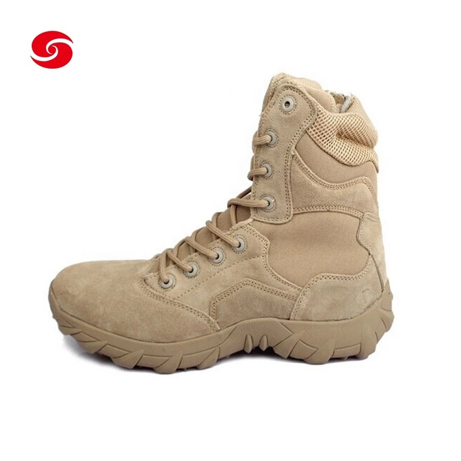 Durable Suede Leather Outdoor Tactical Desert Boots Outdoor Shoes