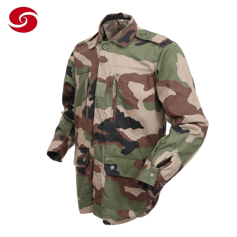 Africa Classic Fatigue French Style Camouflage CVC tactical Uniform suit set