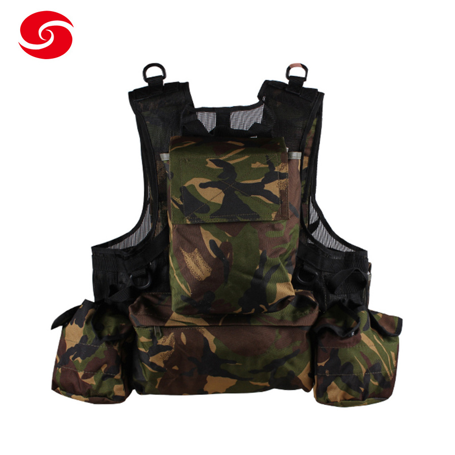 Woodland Camouflage Breathable and Comfortable Tactical Combat Vest plus size men's weight security safety tactical vests