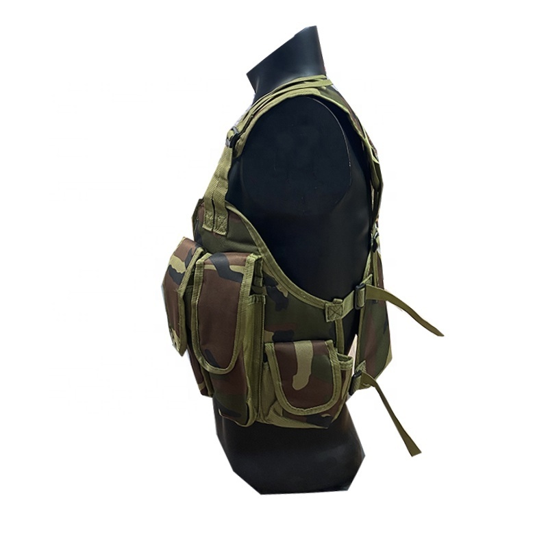 Heavy Duty Muti-functional Woodland Camouflage Chest Rig Magazine Pouch Waterproof Safety Xl 4xl Tactical Vest