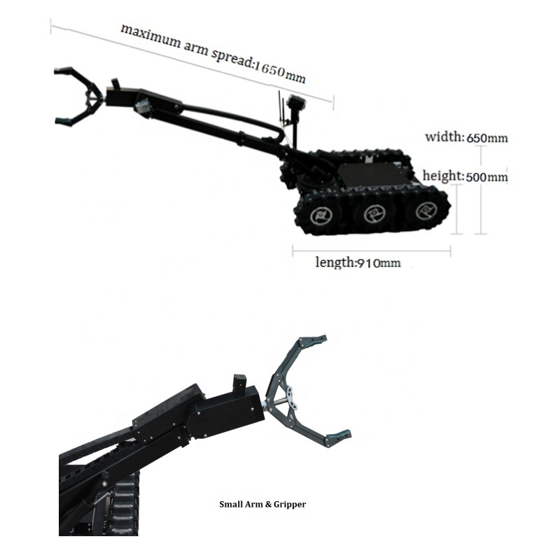 EOD Robot Search Bomb Robot Security Equipment Explosive Disposal Remote