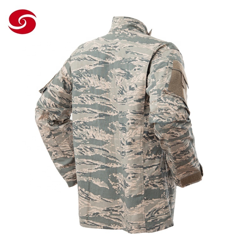 Dominican Blue Tiger Stripe Camouflage ACU Uniform suit